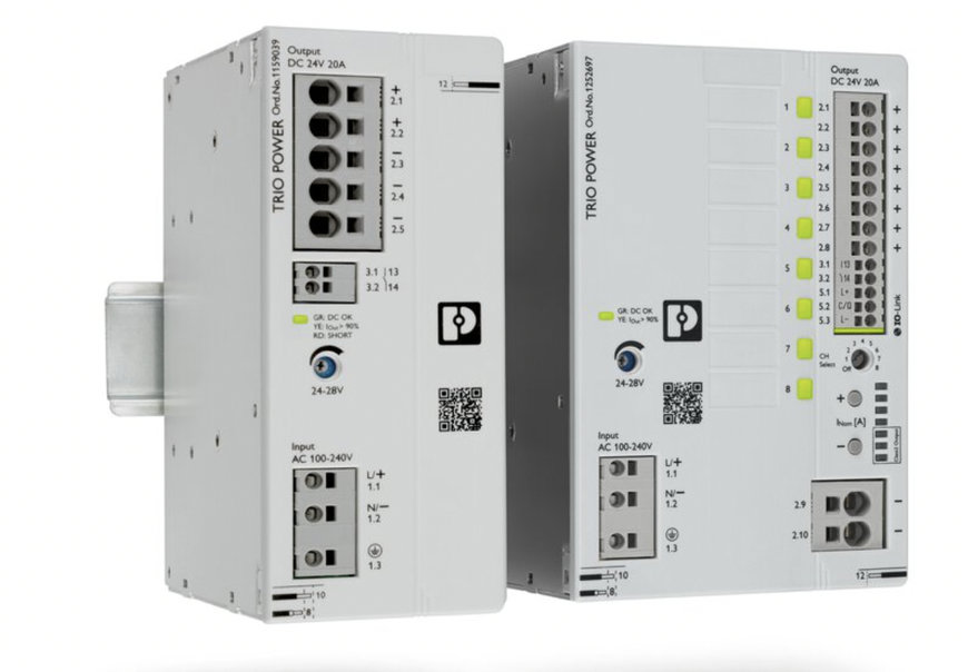 Phoenix Contact presents Power supplies with integrated circuit breaker